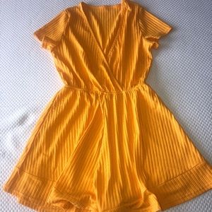 Shein Yellow Romper